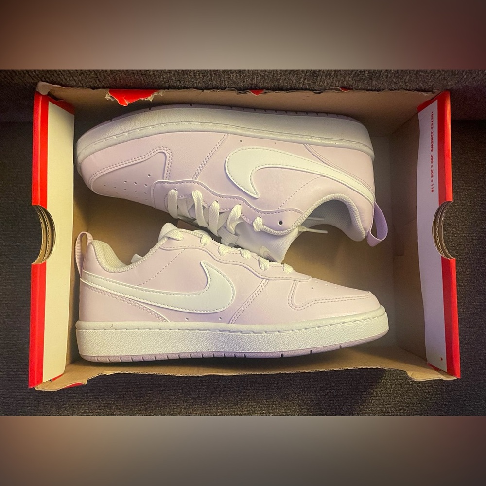 New Girls Size 5 Court Borough Low Recraft Gs Shoes - Picture 9 of 10